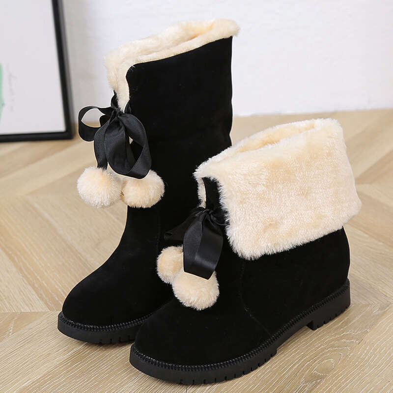 Women's 2021 Fashion Bow Snow Boots