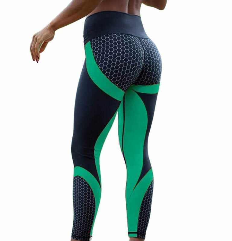 【Buy 2 Free Shipping】Colorblock Butt Lifting High Waist Sports Leggings