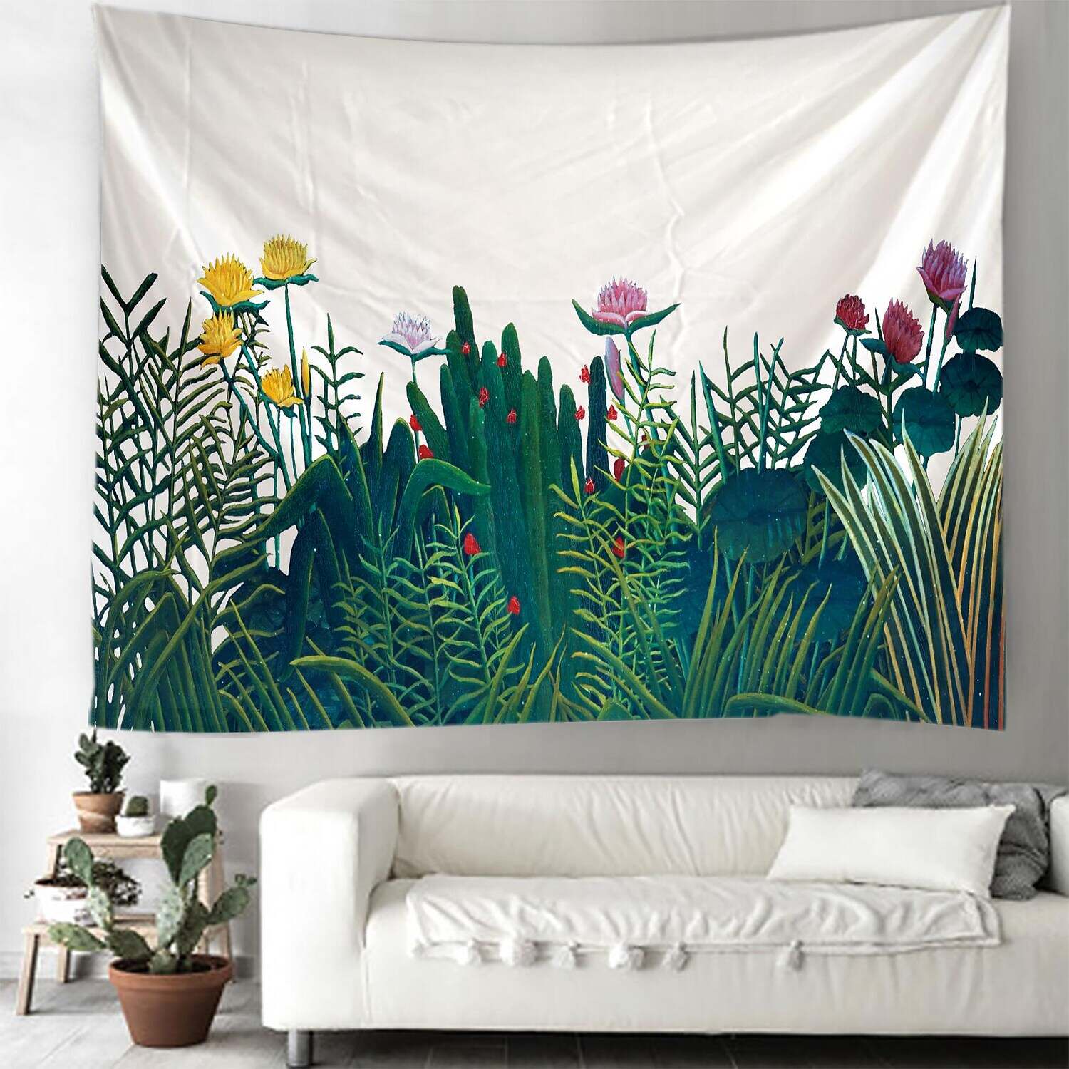 Floral Large Wall Tapestry Art Decor Photograph Backdrop