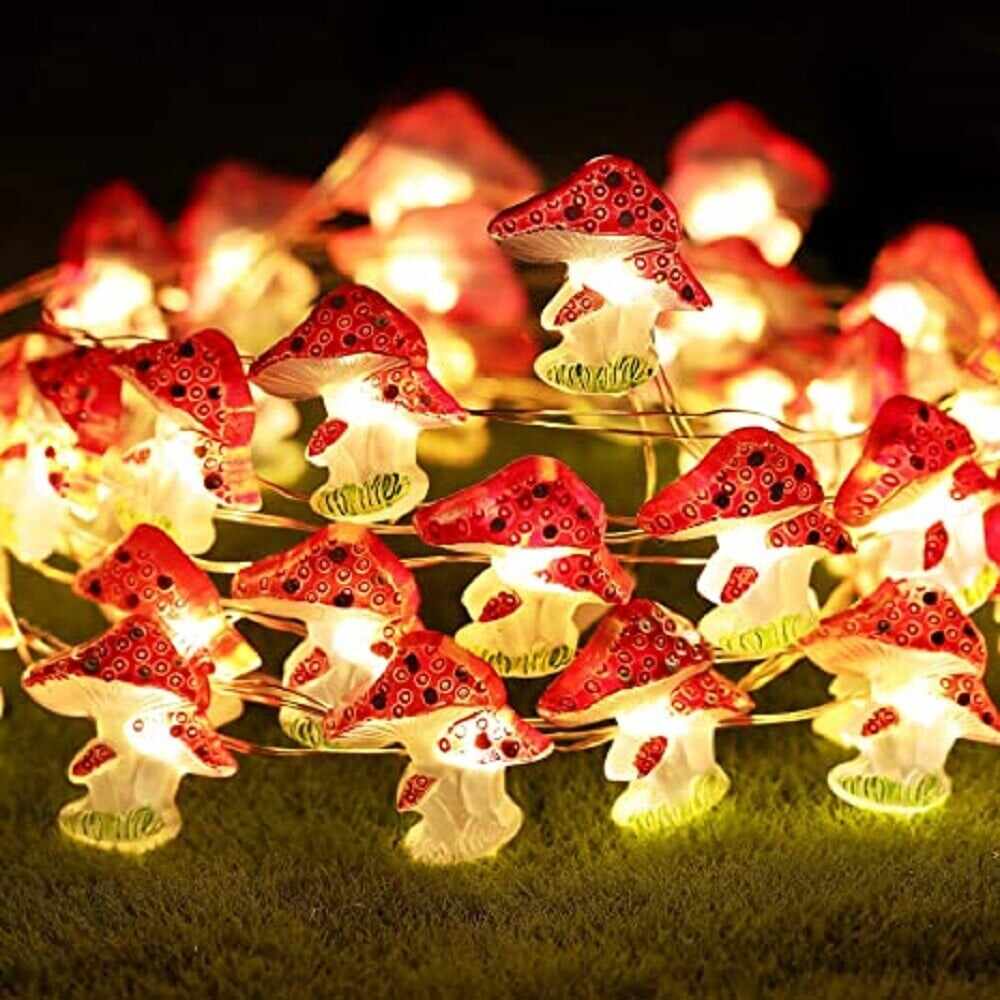 Mushroom LED String Lights