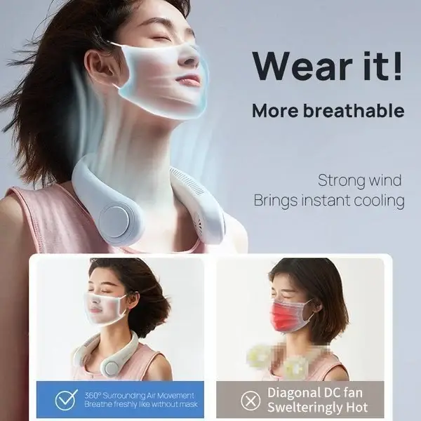 💥2023 New Portable Neck Fan-Buy 2 Free Shipping💥