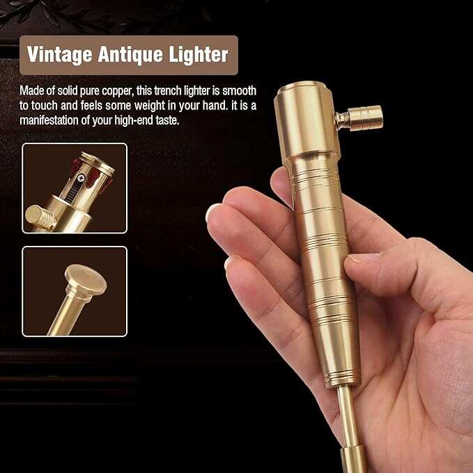 🎄Early Christmas Sale 65% OFF🔥Windproof Antique Kerosene Lighter. Liberty Torch