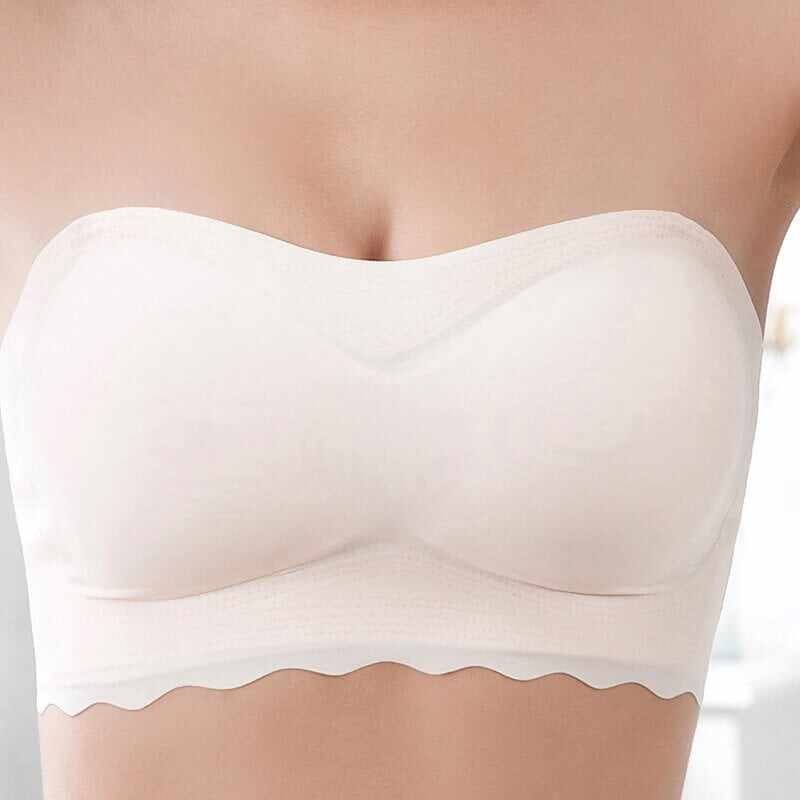 Women Sexy Strapless Bra Invisible Push Up Bras