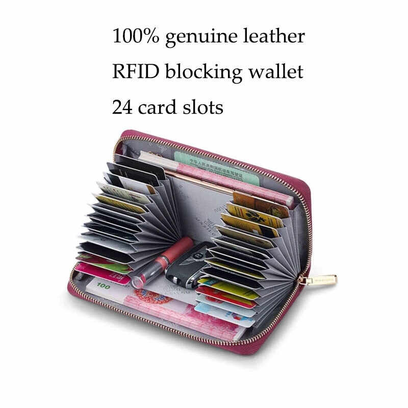 Unisex RFID Long Wallet