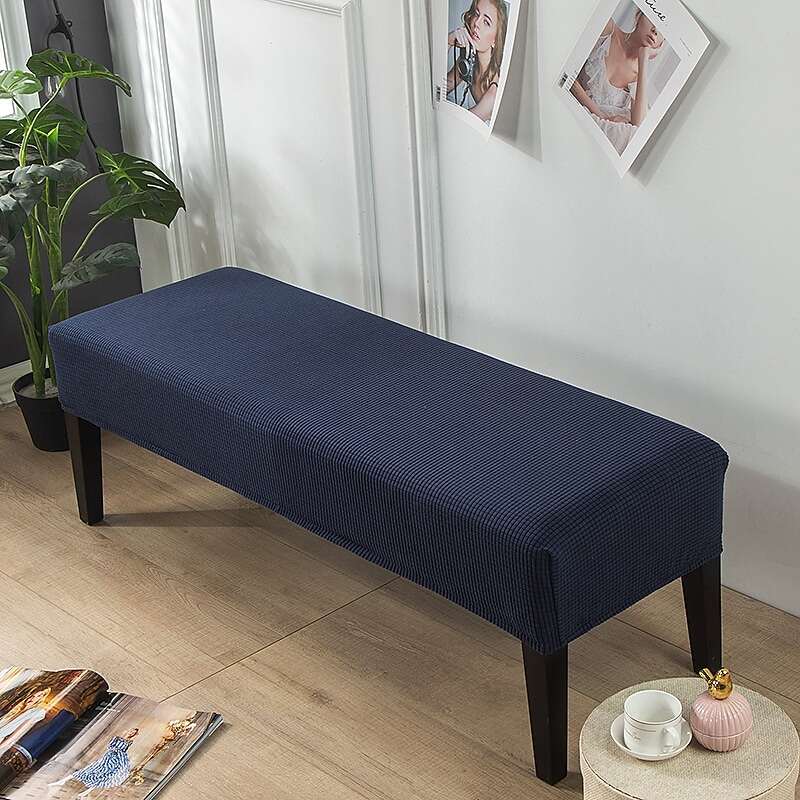 Dining Bench Cover Removable Bench Slipcover Spandex