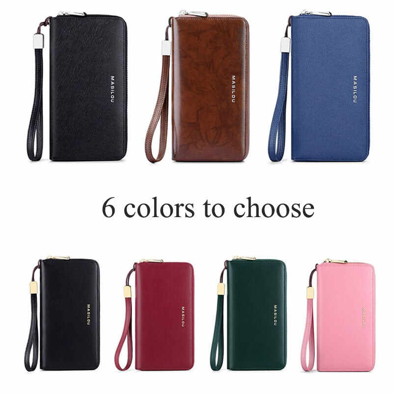 Unisex RFID Long Wallet