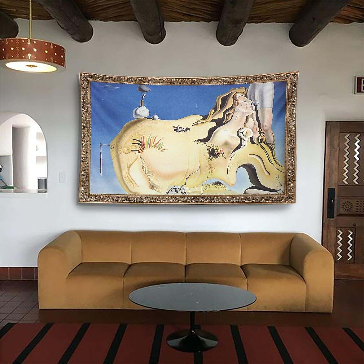 Dali Famous Painting Wall Tapestry Art Decor