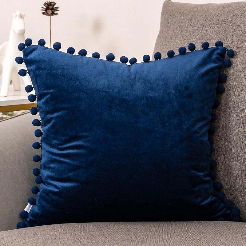 1pc Velvet  Sofa Pillow Cover