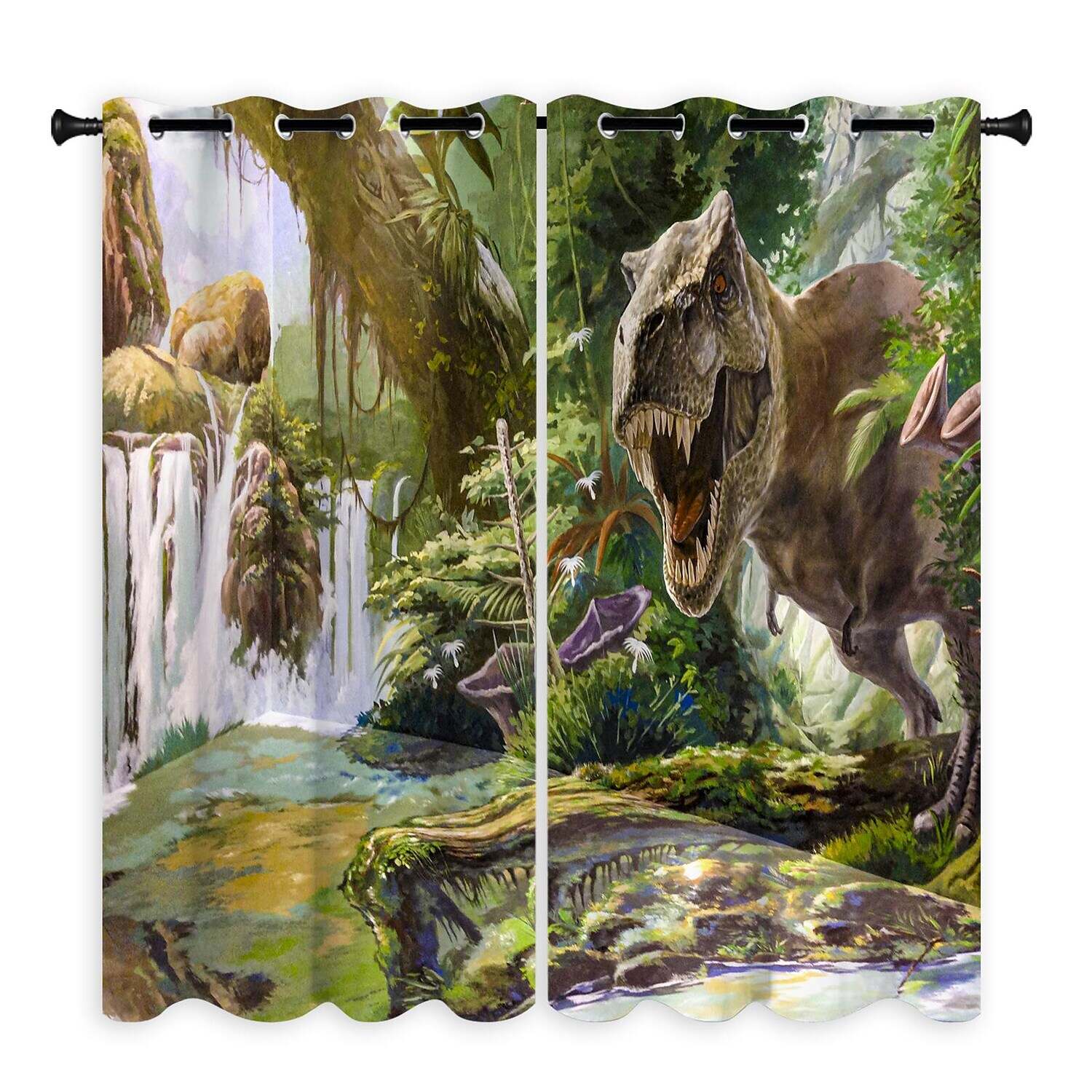 2 Panels Outdoor Curtain Privacy Waterproof