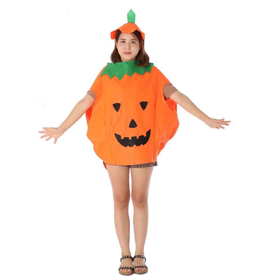 pumpkin Children Costume Boys Girls Halloween