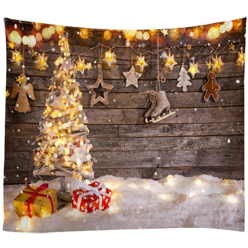 Christmas Holiday Party Wall Tapestry Art Decor