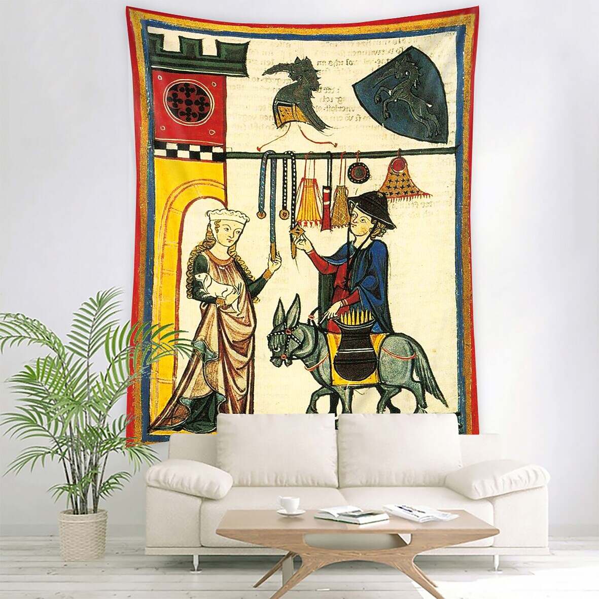 Bayeux Medieval Large Wall Tapestry Art Decor