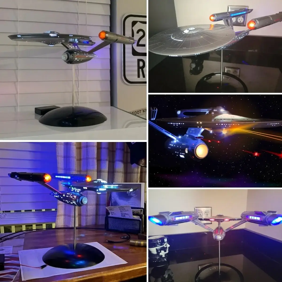 (LIMITED EDITION) 🔥Star Trek U.S.S. Enterprise 1:1000 Scale Set Prop Replica Model