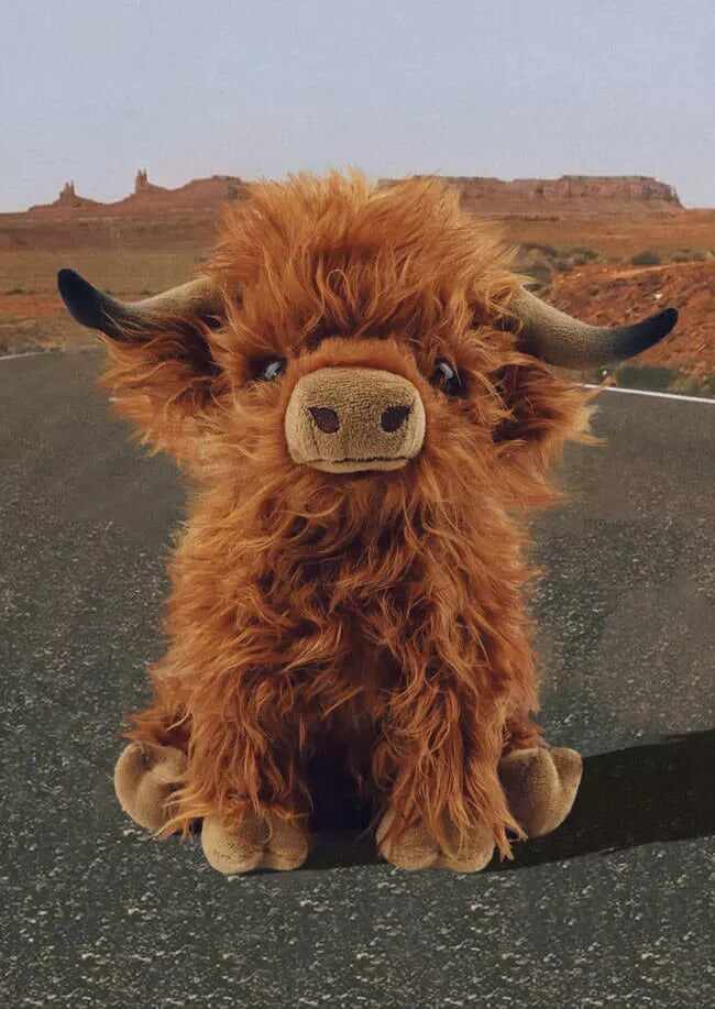 BIG SALE - 50% OFFEco-Friendly Scottish Highland Cow Soft Plush Toy