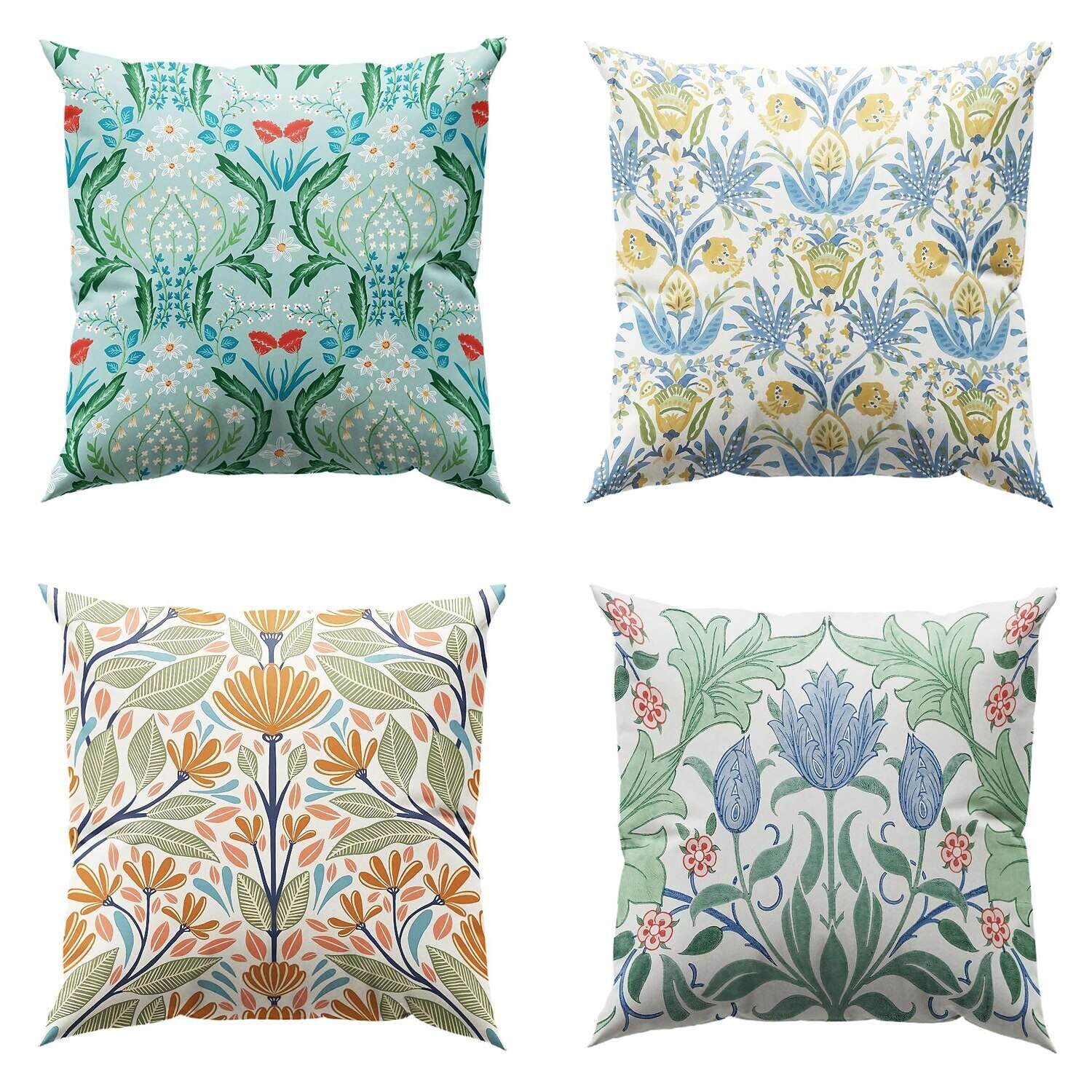 William Morris Double Side Pillow Cover 4PC