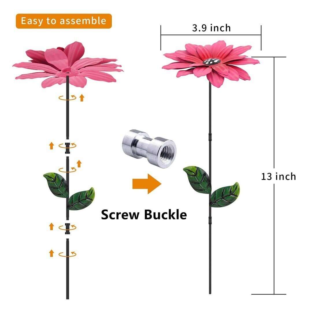 Spring Sales -47%OFFMetal Flowers Garden Stakes