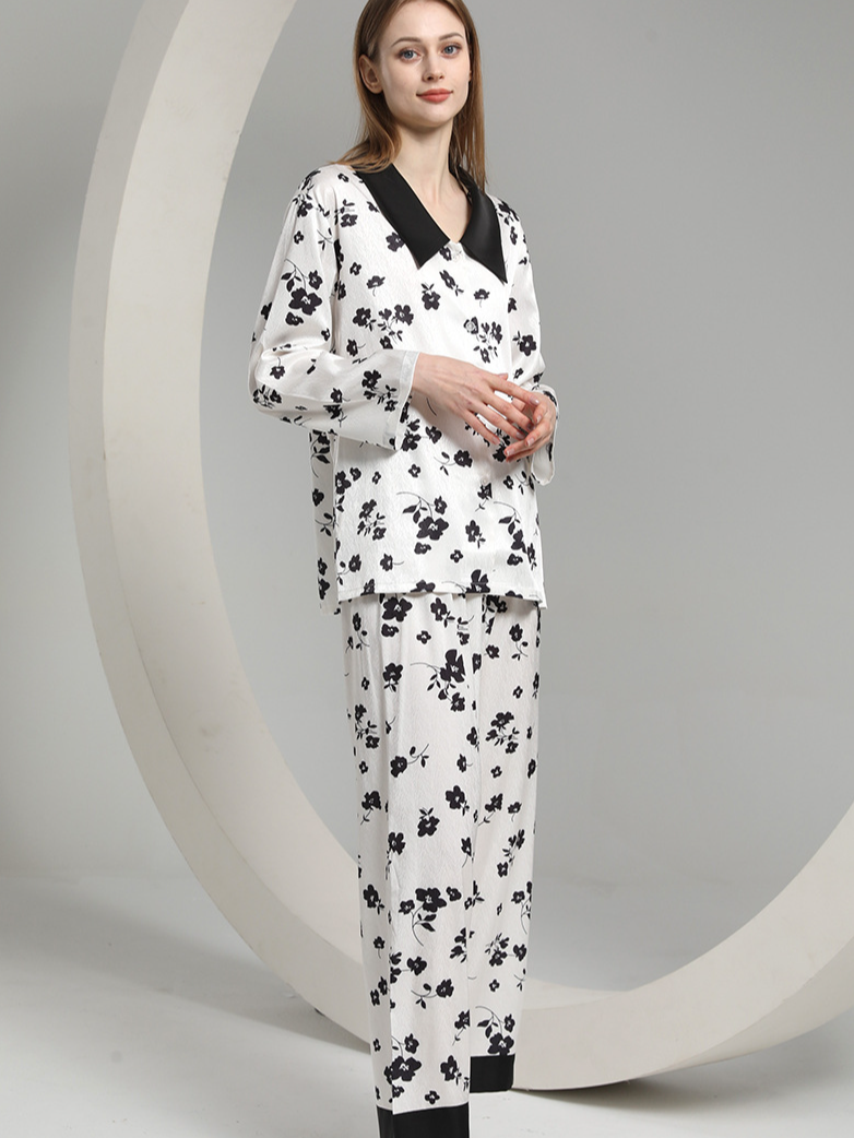 Others Regular Fit Simple Regular Sleeve Pajama Set