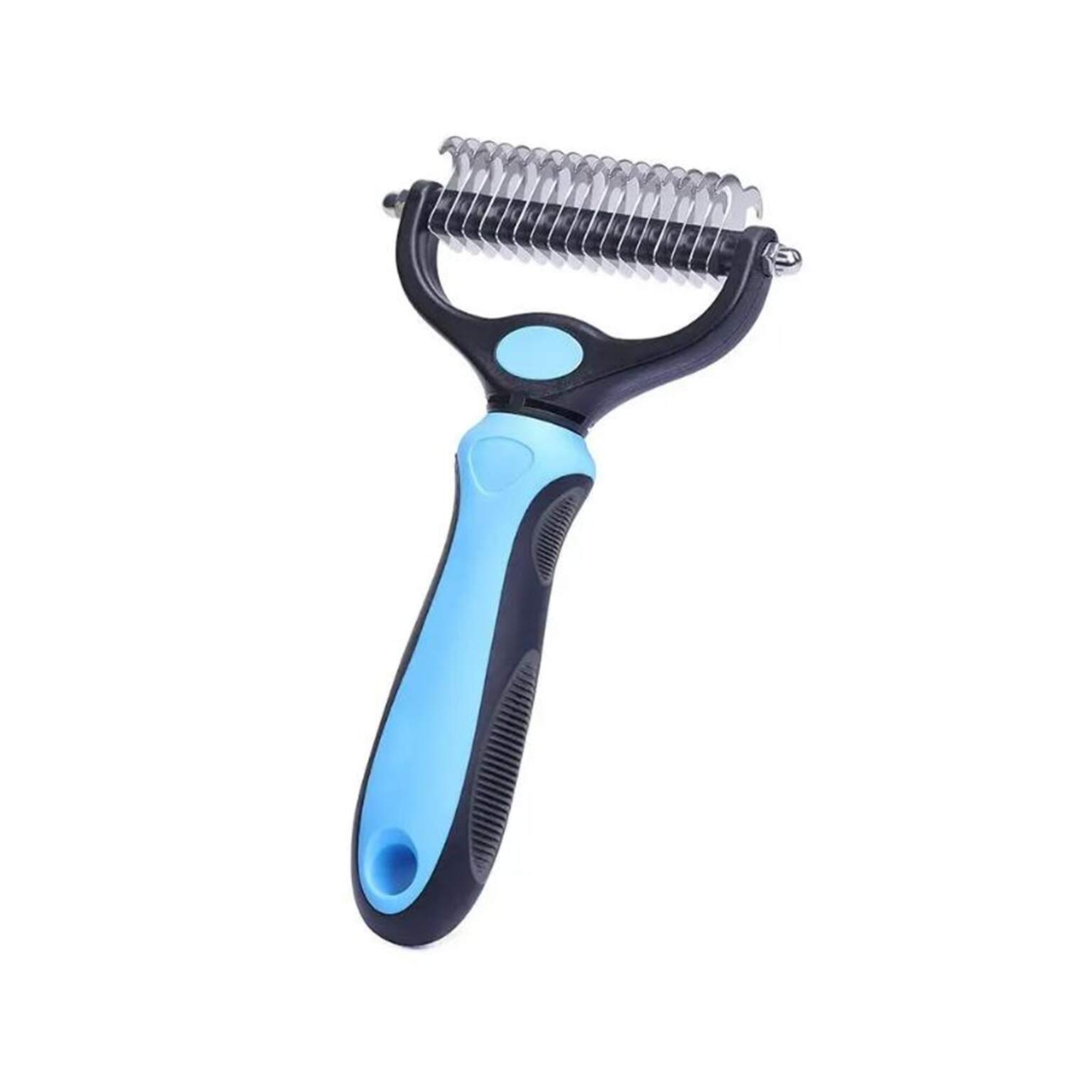 Pet Grooming brush,Double Sided Hair Removal, Undercoat Removal Rake for Dogs, Cats,xtra Wide Dog Grooming Brush, Hair Removal Dog Brush, Cat Brush, Reduces 95% Hair Shedding undercoat brush pet knot