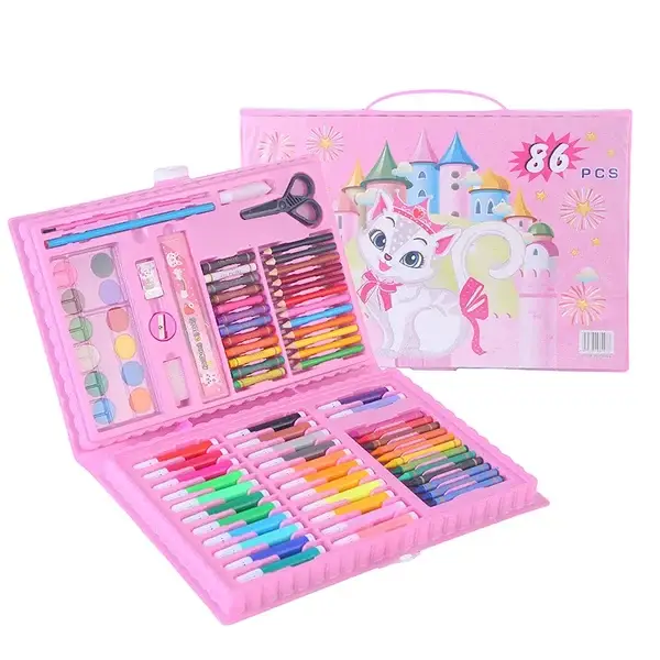 Deluxe 6-In-1 Art Creativity Set(🎁The Best Present For Kids)