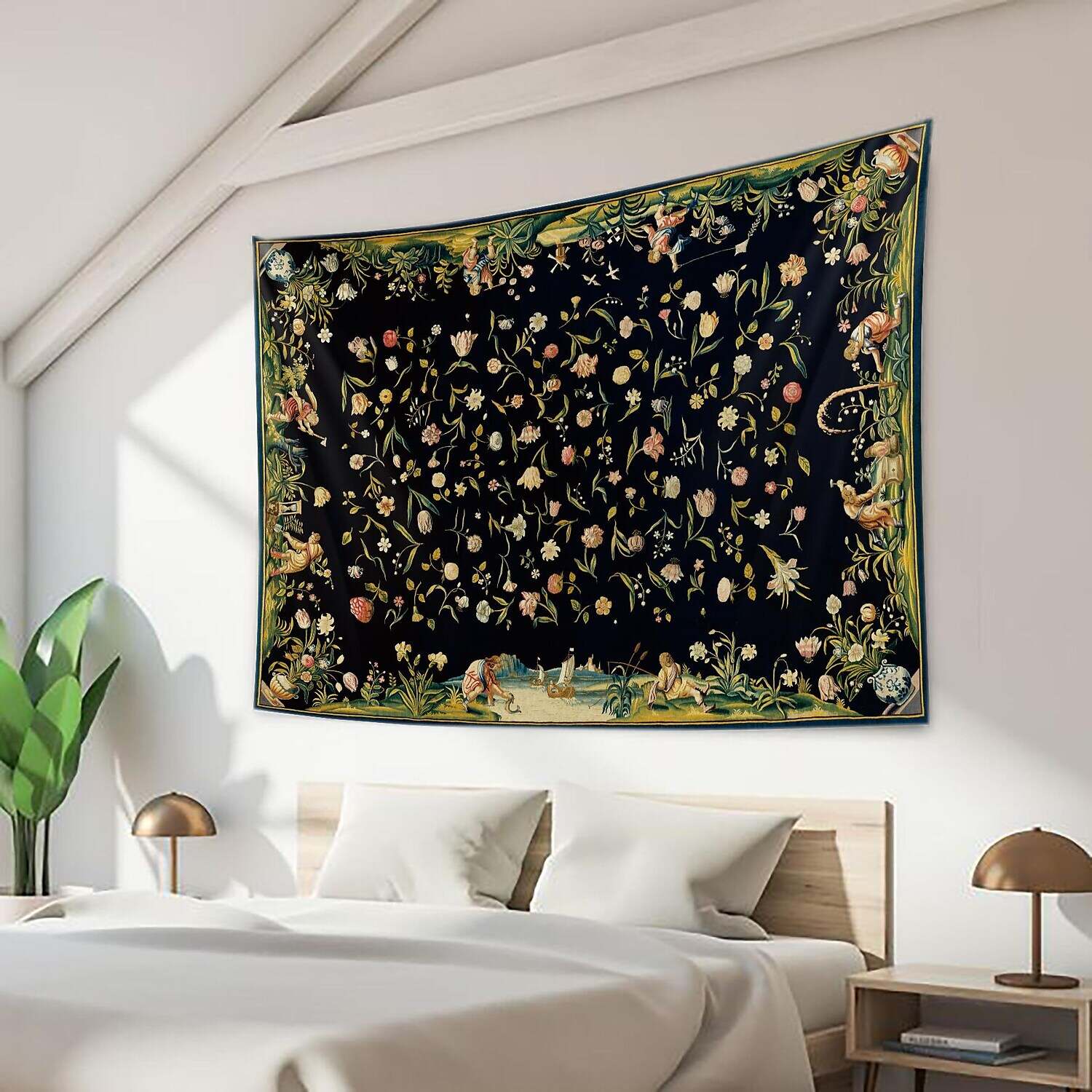 Floral Large Wall Tapestry Art Decor Photograph Backdrop