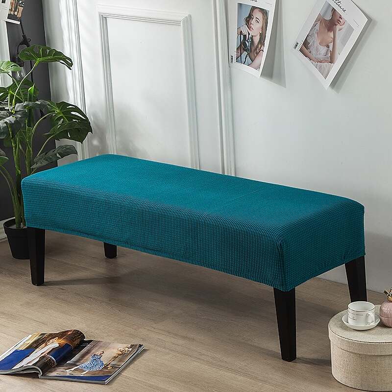 Dining Bench Cover Removable Bench Slipcover Spandex