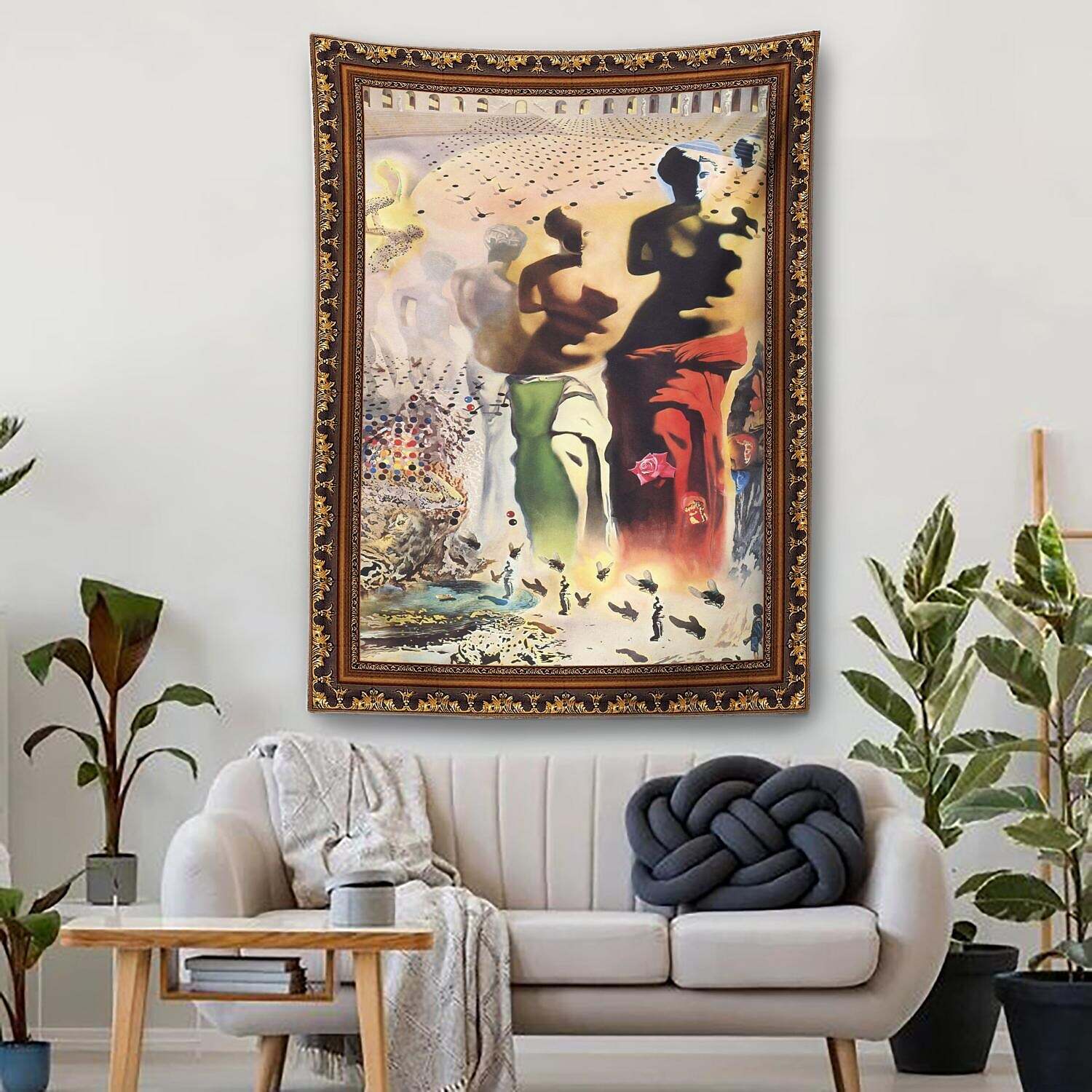 Dali Famous Painting Wall Tapestry Art Decor