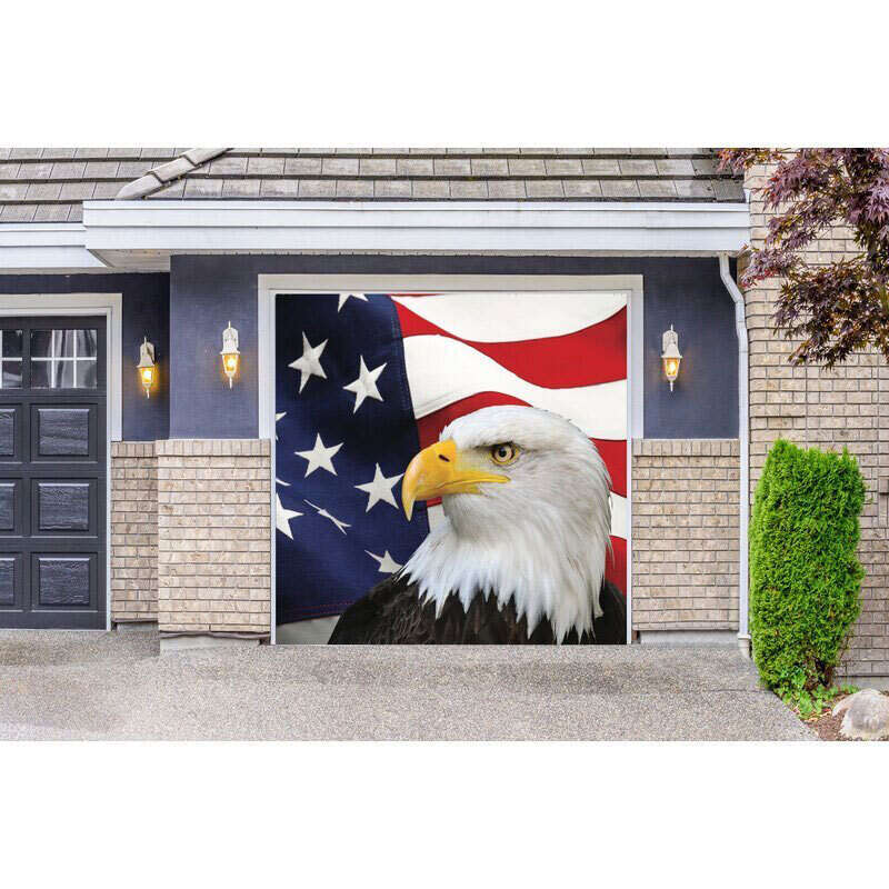 Patriotic Garage Door Mural