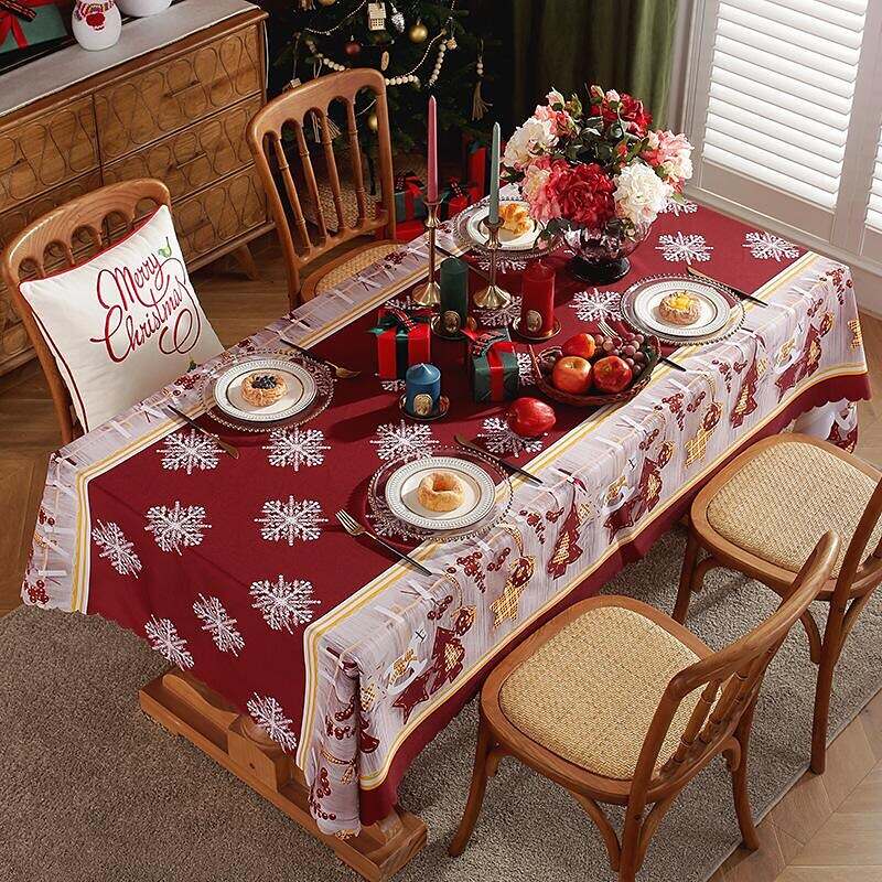 Christmas Decoration Rectangle Tablecloth