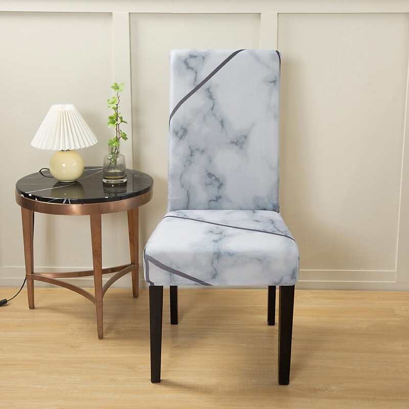 2 Pcs Stretch Kitchen Chair Cover Slipcover