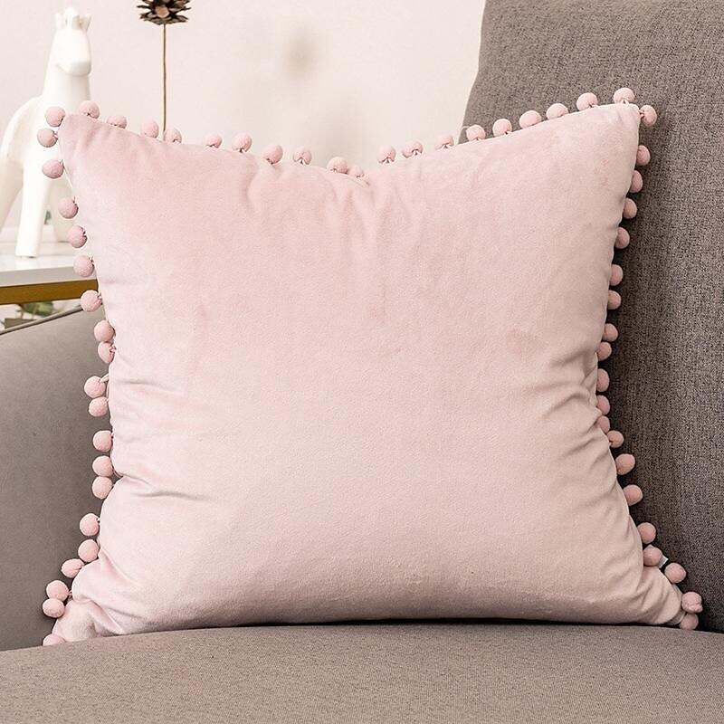 1pc Velvet  Sofa Pillow Cover