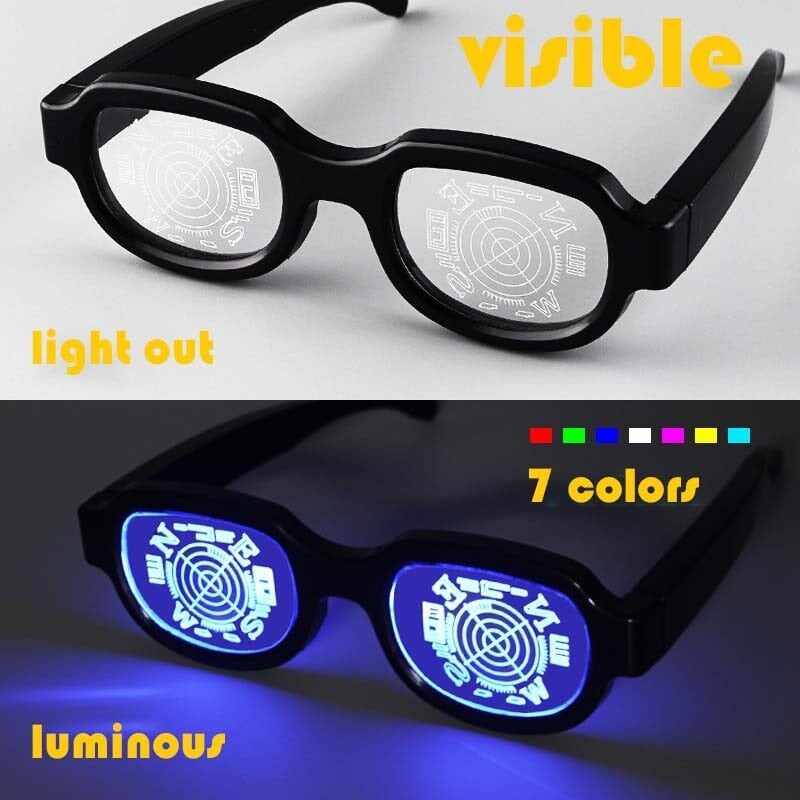 LAST DAY49off%-LED Luminous Glasses Light-Up Eyewear