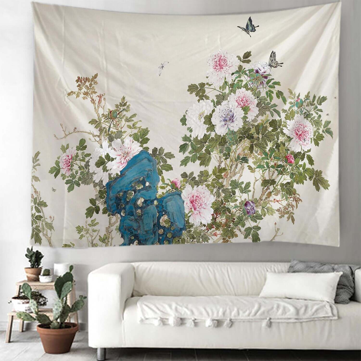 Floral Large Wall Tapestry Art Decor Photograph Backdrop