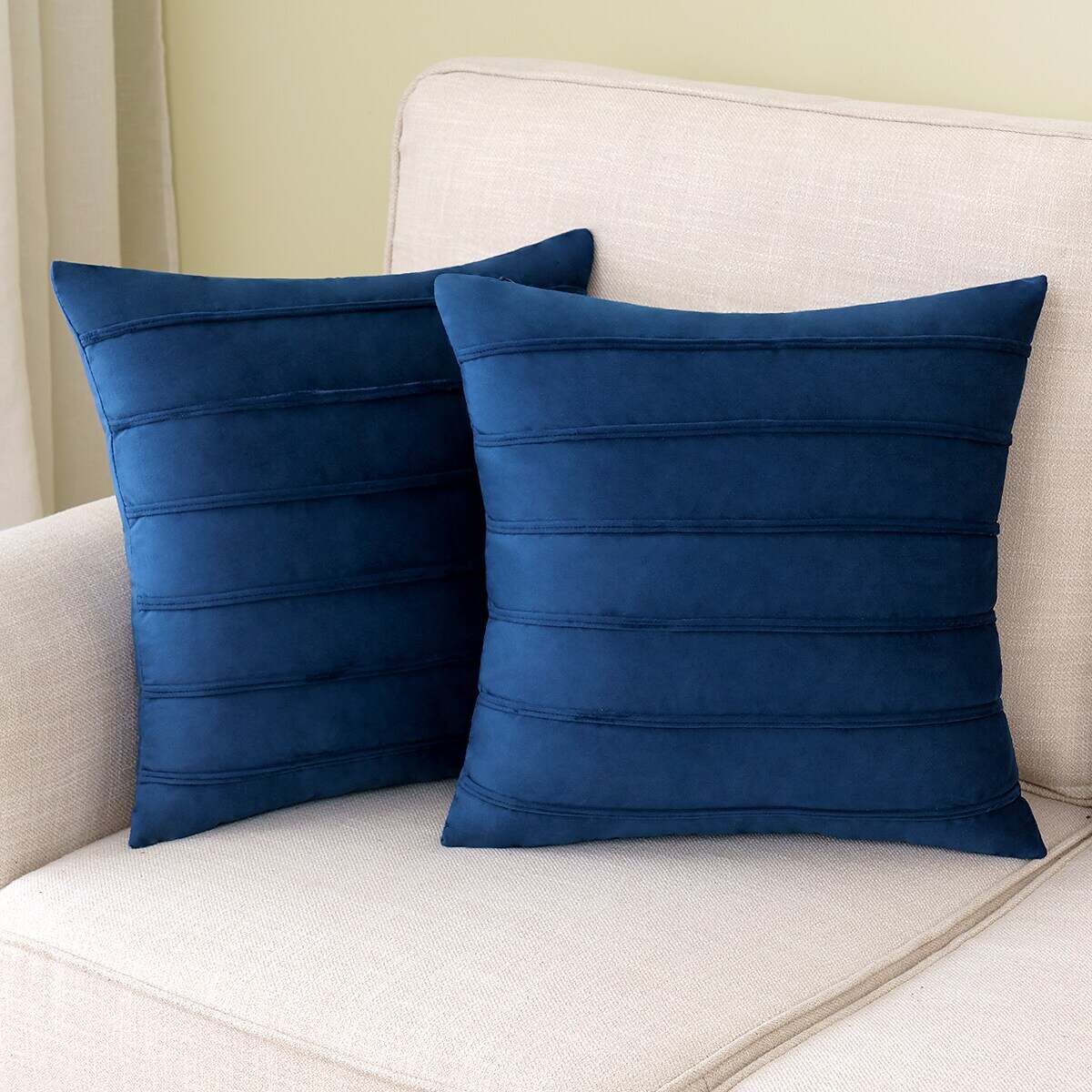 Solid Color Velvet Pillowcase Cushion Cover