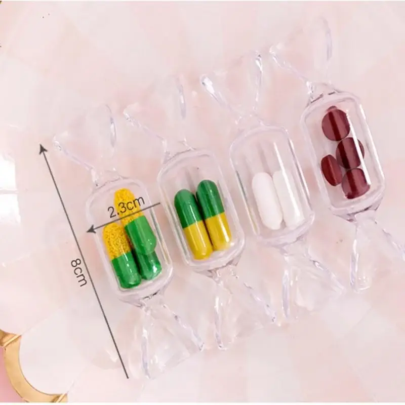 (Early Mother's Day Hot Sale - SAVE 50% OFF)Transparent Candy Shape Jewelry Box 10PCS/SET  (BUY 3 GET FREE SHIPPING)