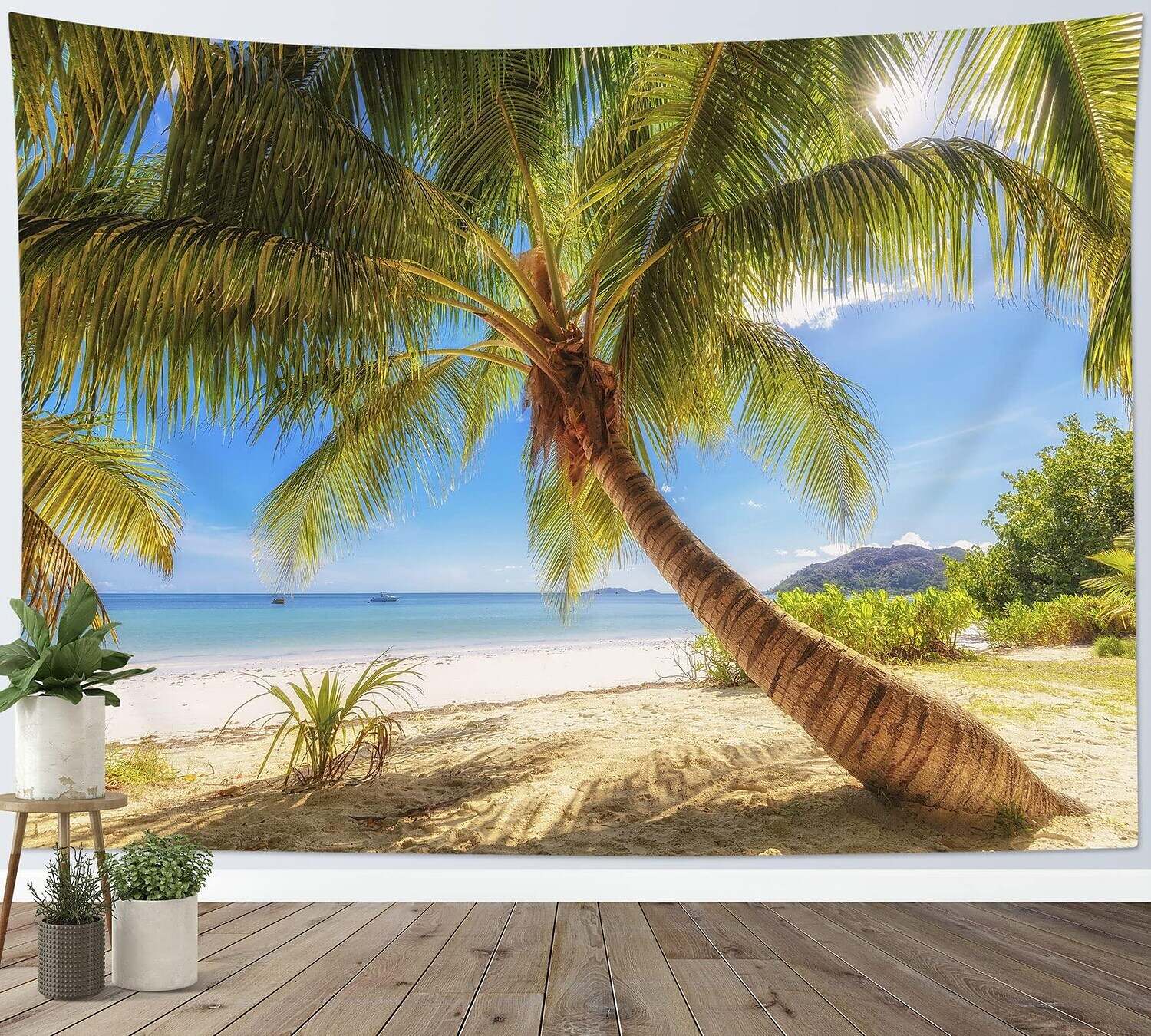 Beach Theme Wall Tapestry Art Decor Photograph Backdrop