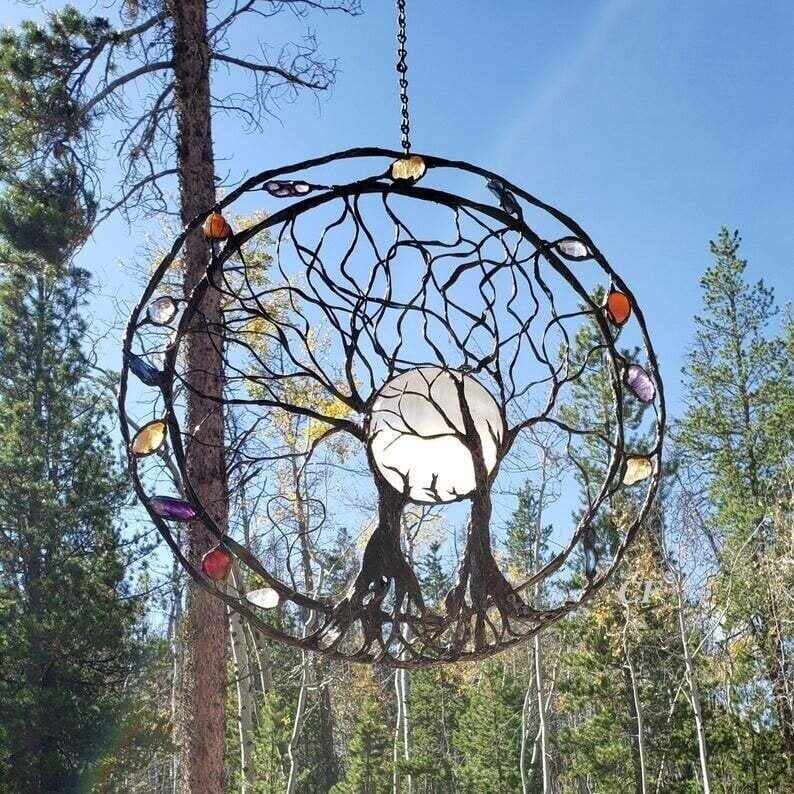 Mother's Day 49% OFF- Circle of Life Garden Wall Art, The Moon Huggers