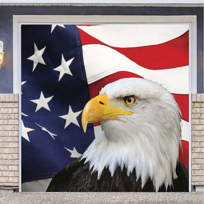 Patriotic Garage Door Mural