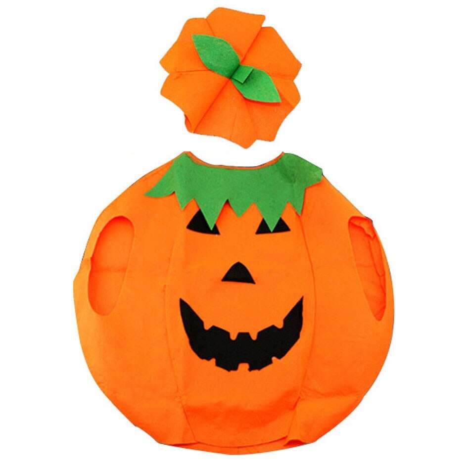 pumpkin Children Costume Boys Girls Halloween