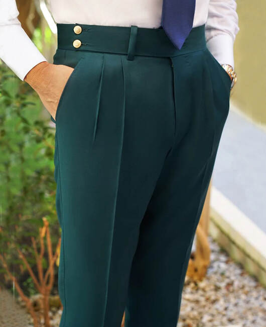 HiBoyz_OK Elegant Solid Color Lapel Collar Pocket Blazer & Pants 2Pcs Set