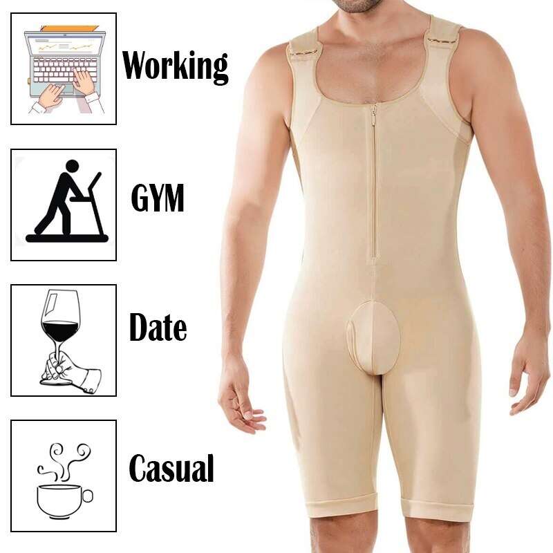 Compression bodysuit for men - Belly control - Weight loss - Slimming