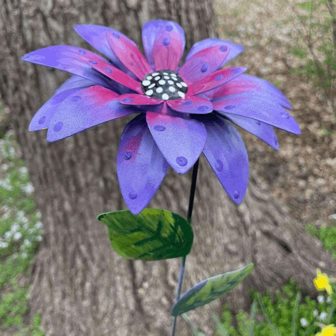 Spring Sales -47%OFFMetal Flowers Garden Stakes