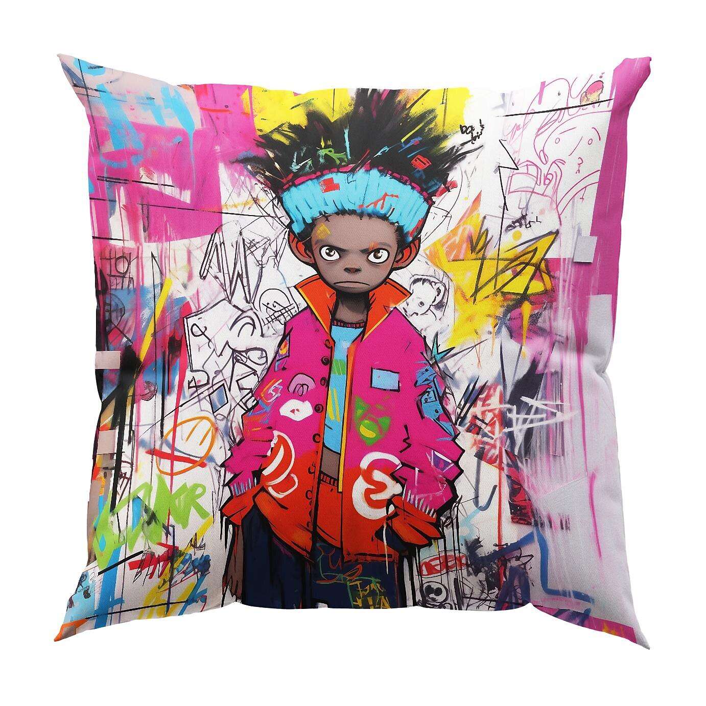 Graffiti Boy Pillow Cover 1PC