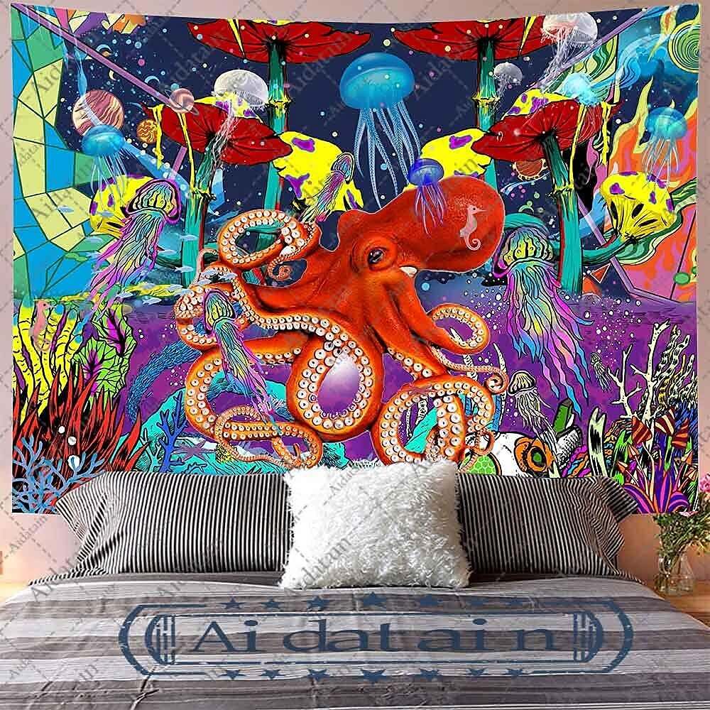 Underwater World Wall Tapestry Art Decor Photograph Backdrop