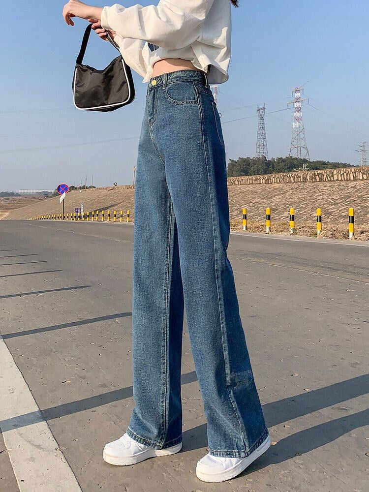 Wide Leg Jeans For Women Bottom Baggy