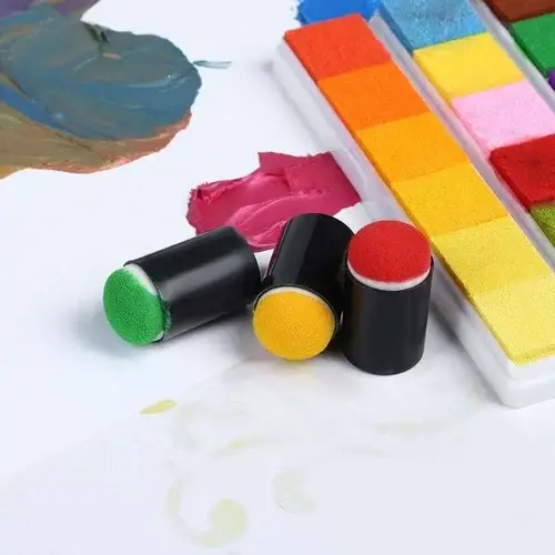 (🎅EARLY CHRISTMAS SALE-49% OFF) DIY sponge finger painting kit 💖 BUY 3 GET FREE SHIPPING