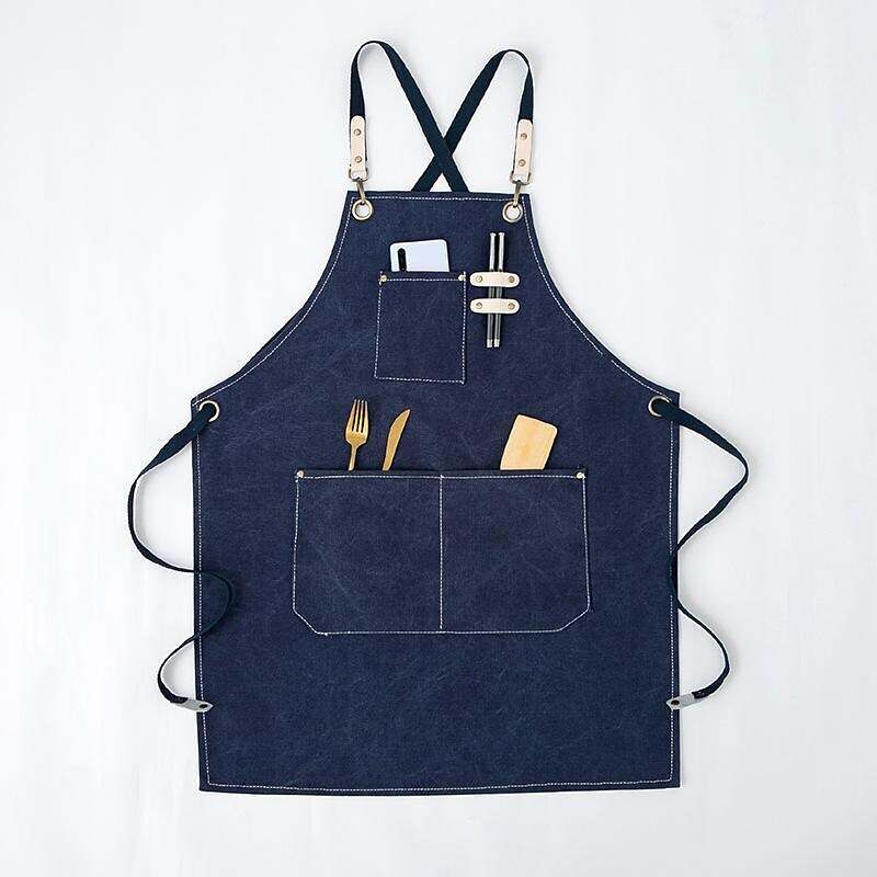 Chef Apron Black for Men Women