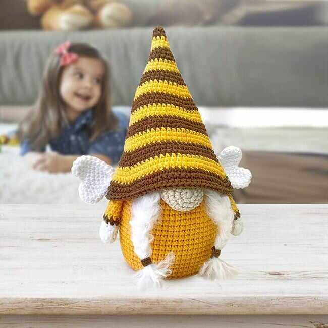 Bumble bee gnome--Summer gnome decor,Mother day gift