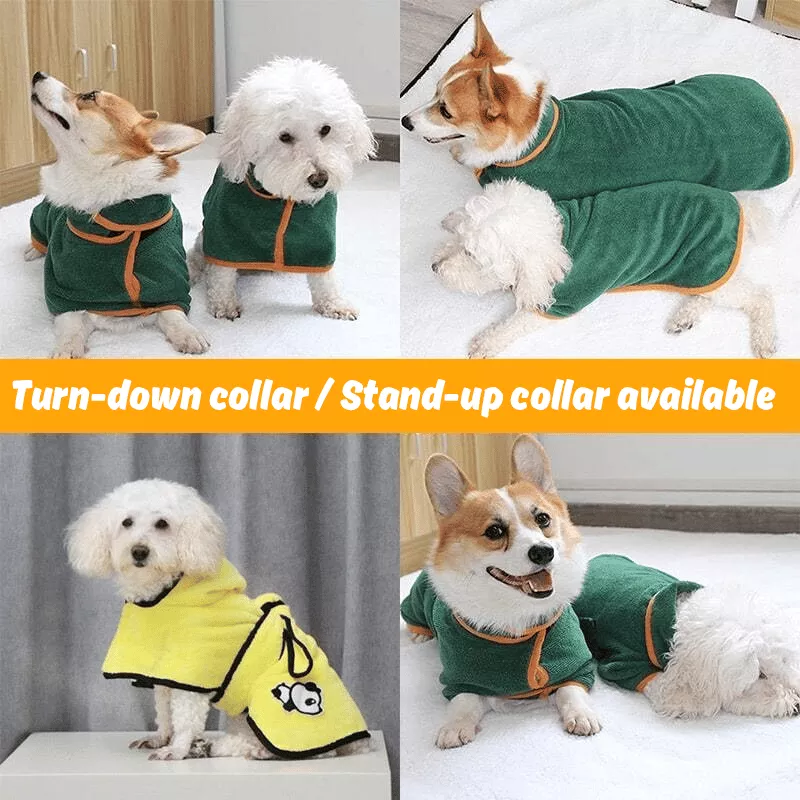 🎄Christmas Hot Sale 50% OFF-Super absorbent pet bathrobe (Free Shipping Over Two Piece）