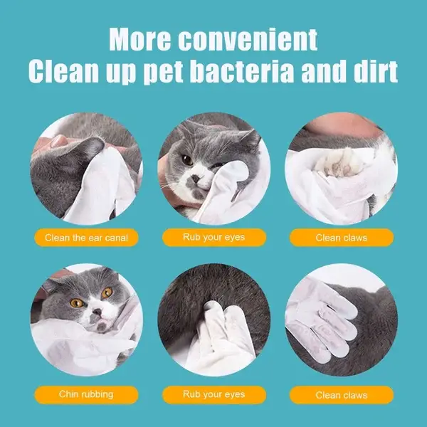 Pet Grooming Glove Wipes （🔥BUY 2 GET 1 FREE）