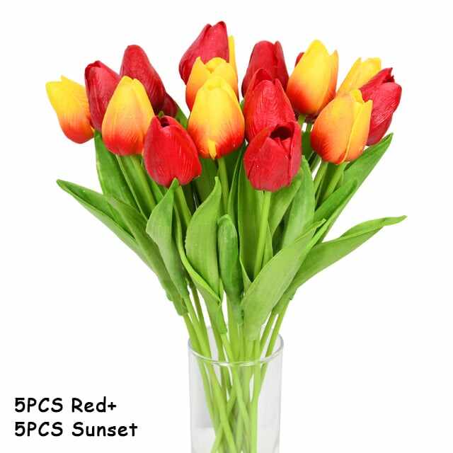 LAST Day Sale-70off-High Quality Artificial Latex Tulips